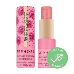 SEPHORA COLLECTION Rose Lip Scrub 3.5g provides 8 hour moisture and Exfoliation!